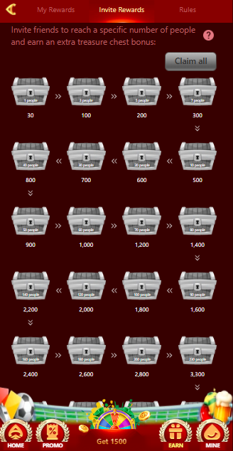 Rewards in 92e Game